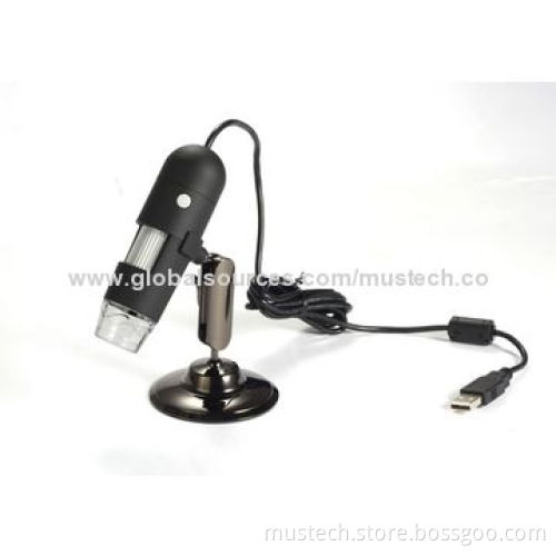 New designed 1.3MP high-quality USB digital microscope, supports photo/video formatNew